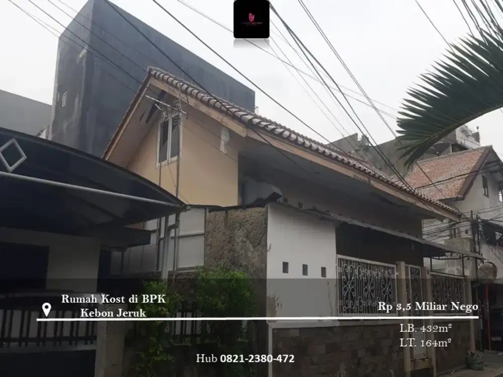 Dijual Rumah Kost di Kebon Jeruk