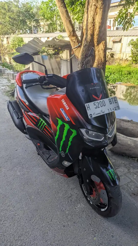 NMAX 2022 Merah Monster Energy Km20Rban Original