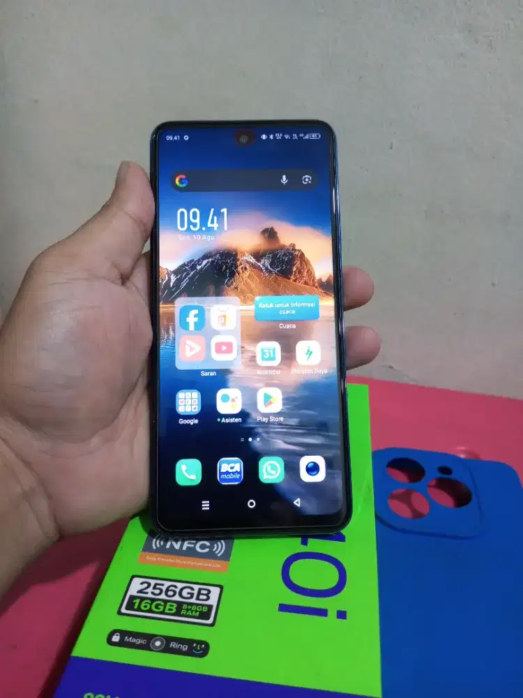 Infinix hot 40i ram 8/256GB fulset mulus