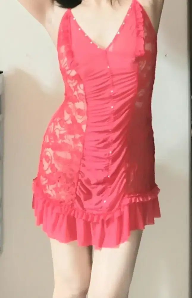 Lingerie merah sexy