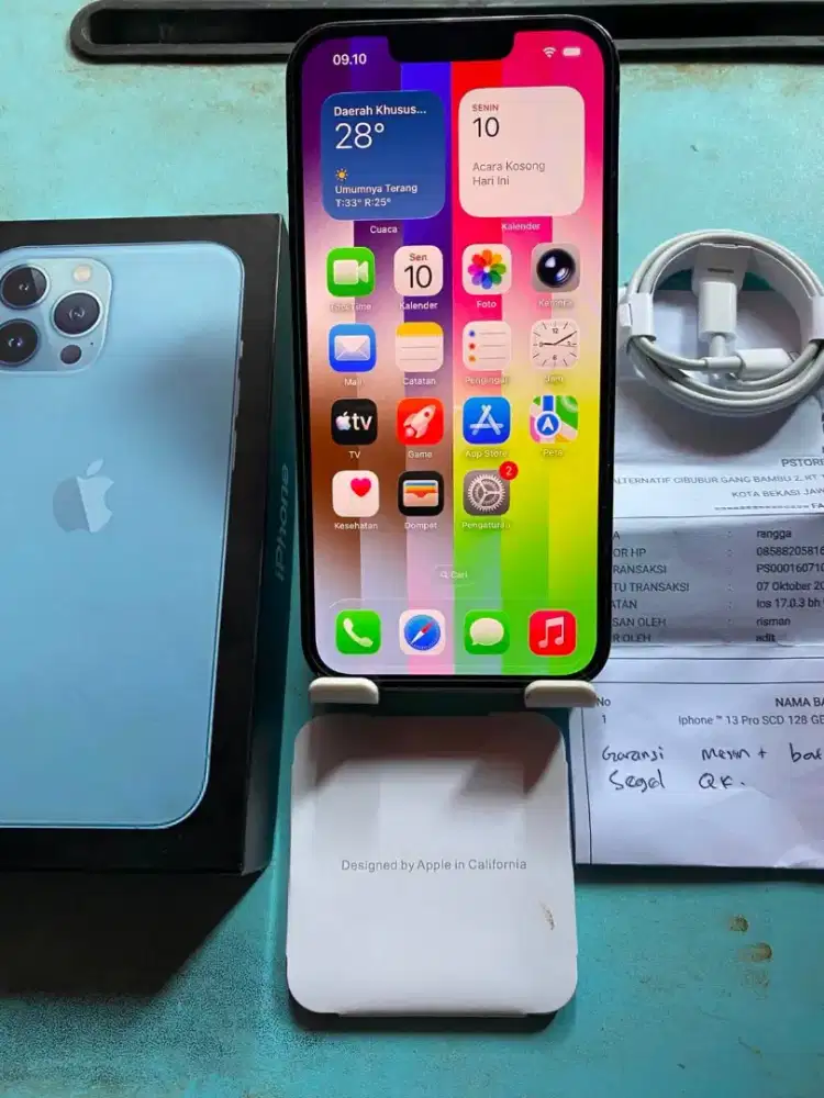 IPHONE 13PRO 128GB blue inter all operator