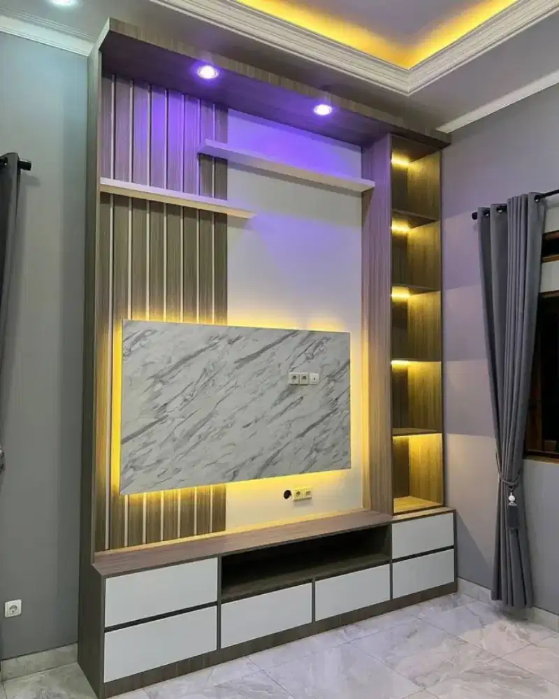 Backdrop tv murah