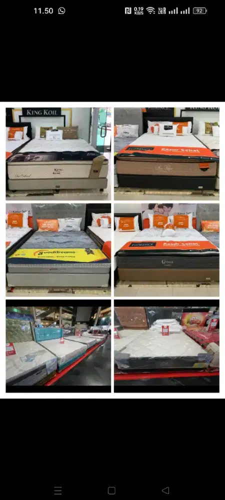 Kredit springbed promo