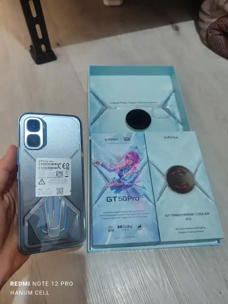 Infinix GT 50 Pro 5G 12/256 fullset ORI mulus like new