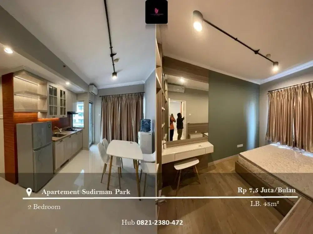 Disewakan Apartement Sudirman Park 2BR High Floor Fully Furnished
