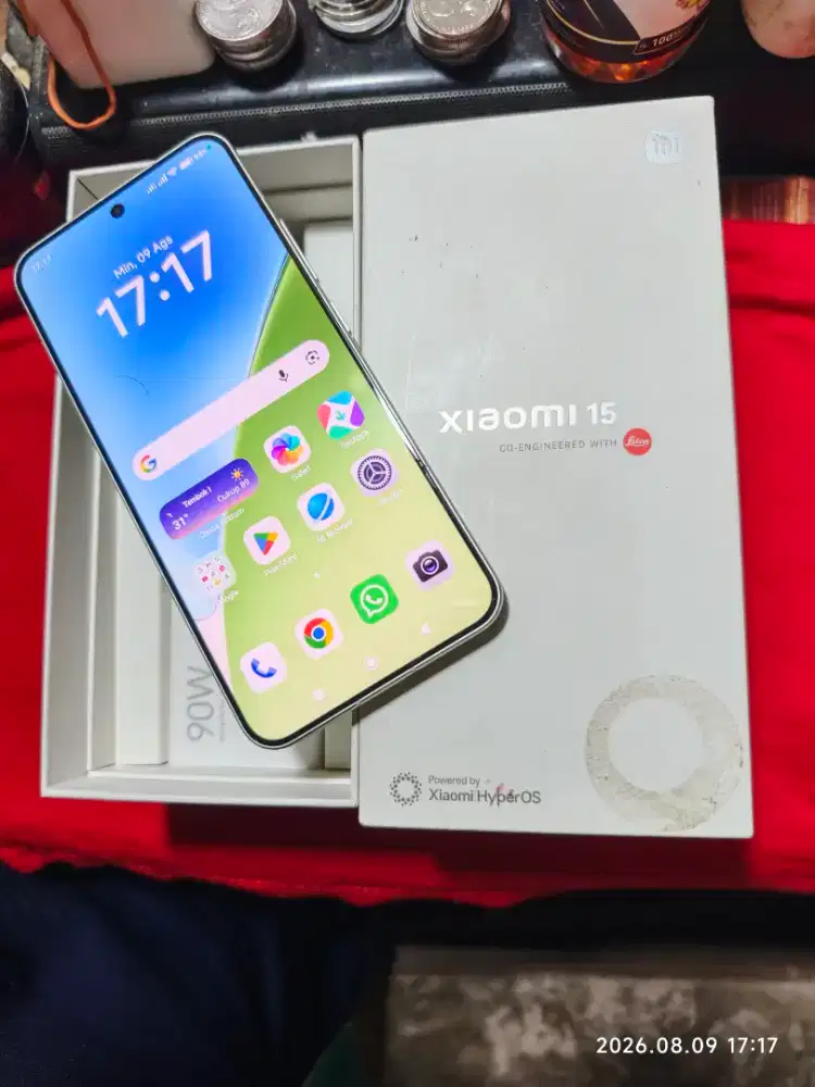 Xiaomi 15 12/256 Fullset ori segel mulus no minus istimewa