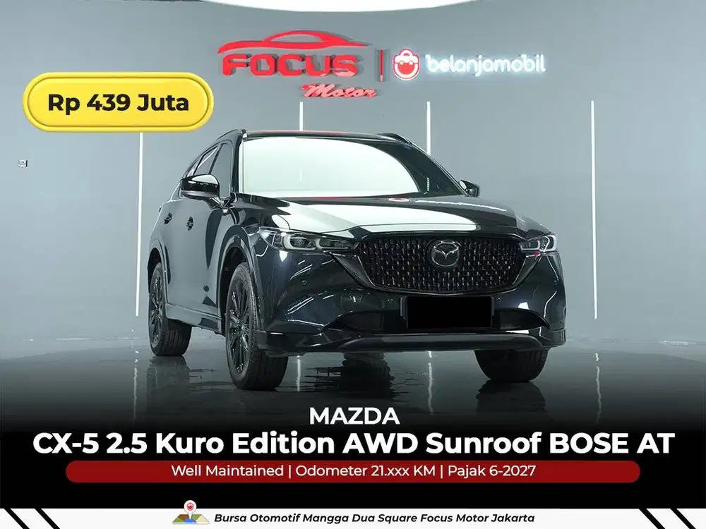 [ AWD ] Mazda CX5 CX 5 CX-5 2.5 Kuro Edition Sunroof AT 2024/2025