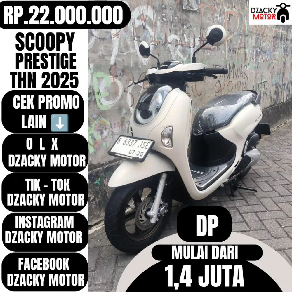 SCOOPY PRESTIGE 2025 SECOND LIKE NEW