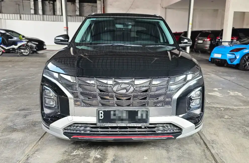 Antik 24rb Km Hyundai Creta Prime AT 2022 Hitam Mulus Siap Pakai Gress