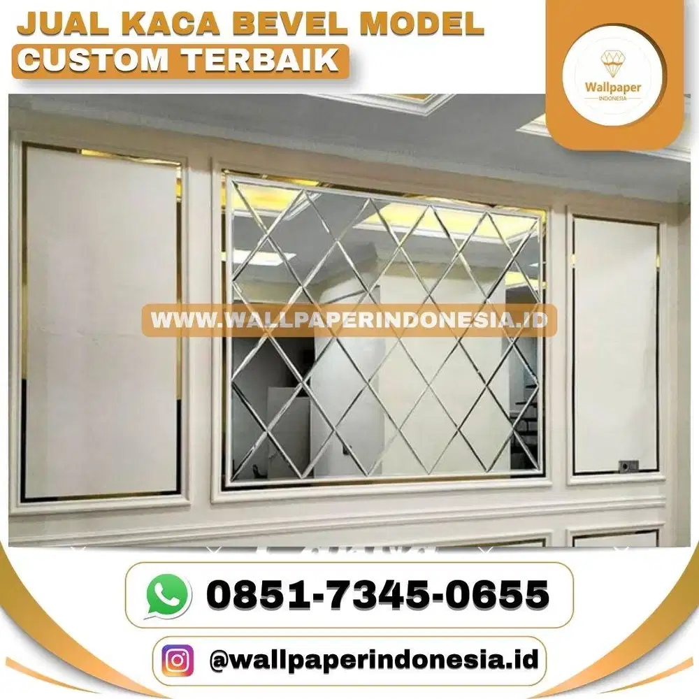 JUAL KACA BEVEL MODEL CUSTOM TERBAIK