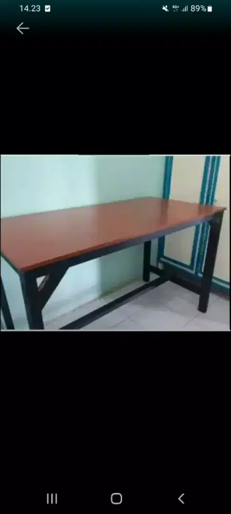meja jualan bahan plywood