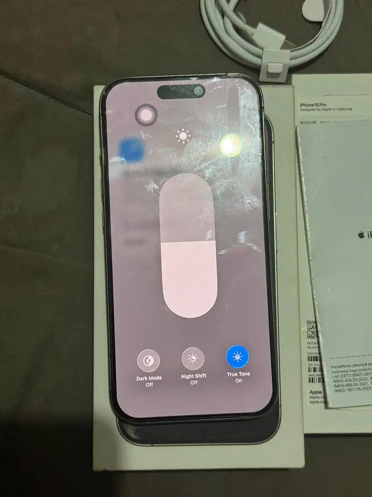 Dijual : Iphone 15 Pro 128GB Natural Resmi Ibox Lengkap