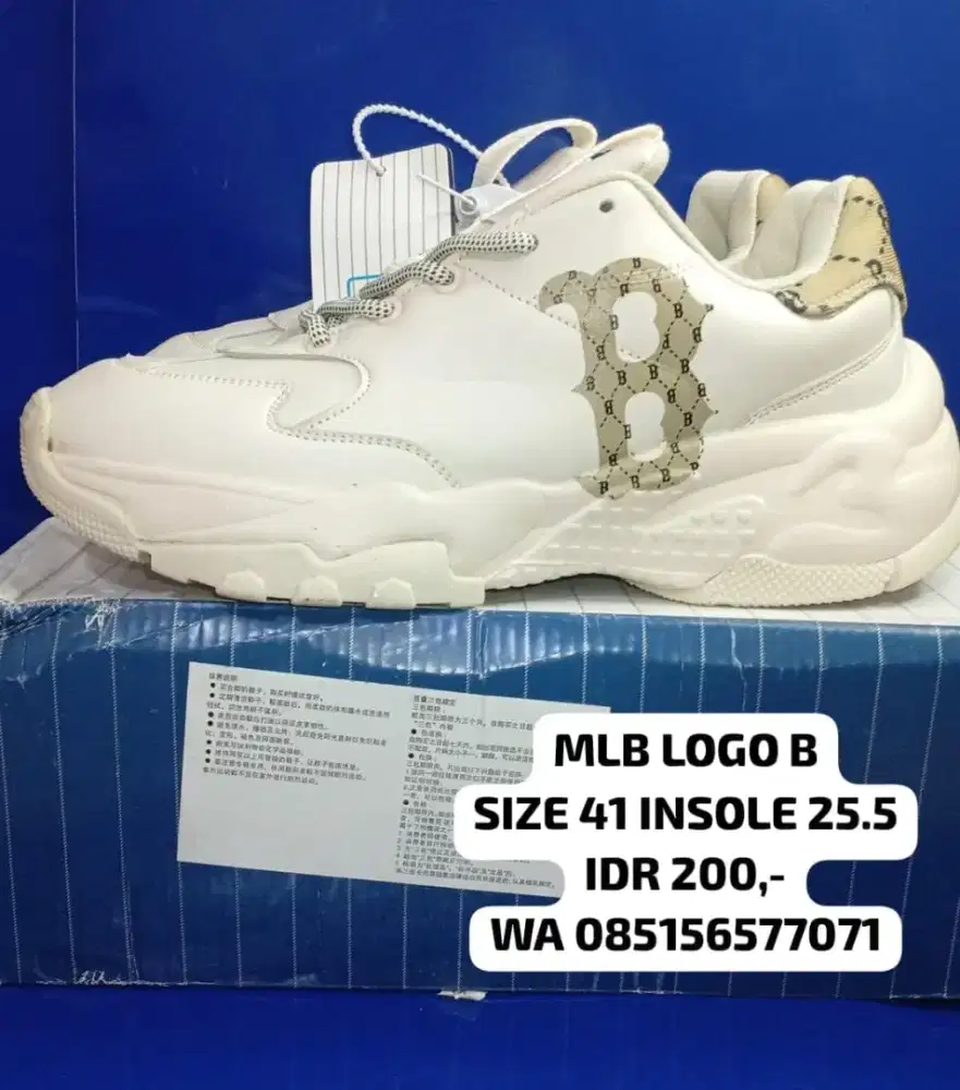 MLB logo B size 43 insole 26.5