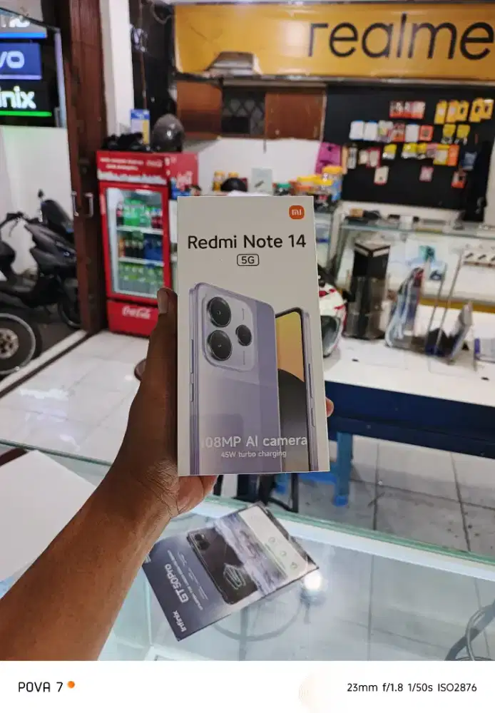 Berminat silahkan WA Redmi Note 14 5G 12/512 Garansi resmi 15bln