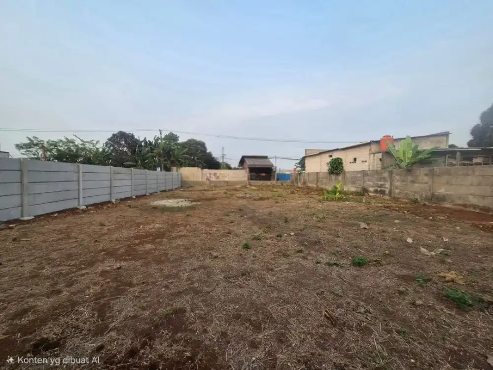 dijual tanah hadap jalan raya gunung sindur shm strategis