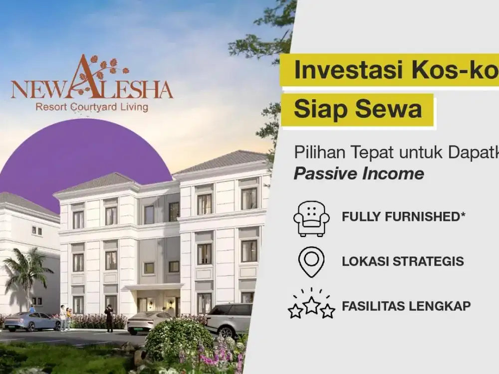 Dijual Hunian Full Furnish 3 Lantai Vanya Park, Cluster New Alesha di BSD City, Tangerang