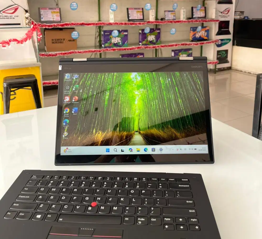 LAPTOP SPEK GAHAR LAYAR SENTUH BISA DI LIPAT LENOVO X1 YOGA
