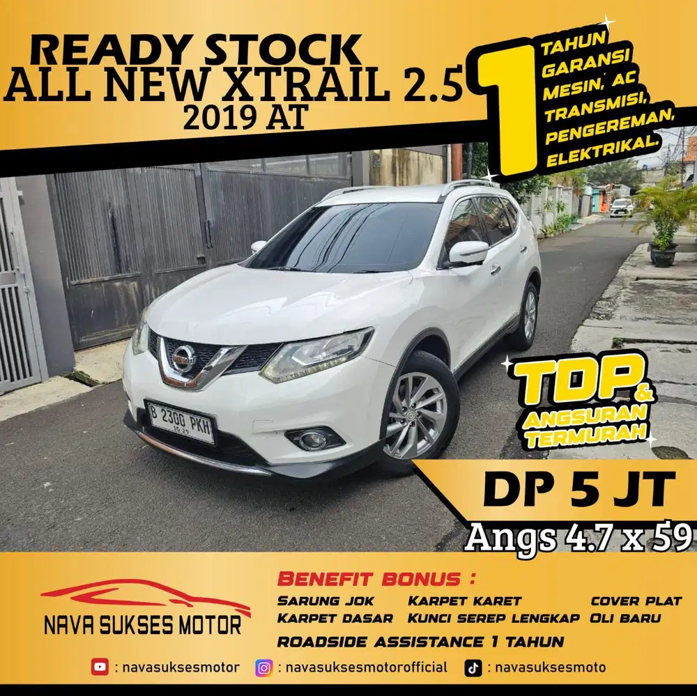 TDP 5jt TERMURAH Nissan Xtrail 2.5 2019