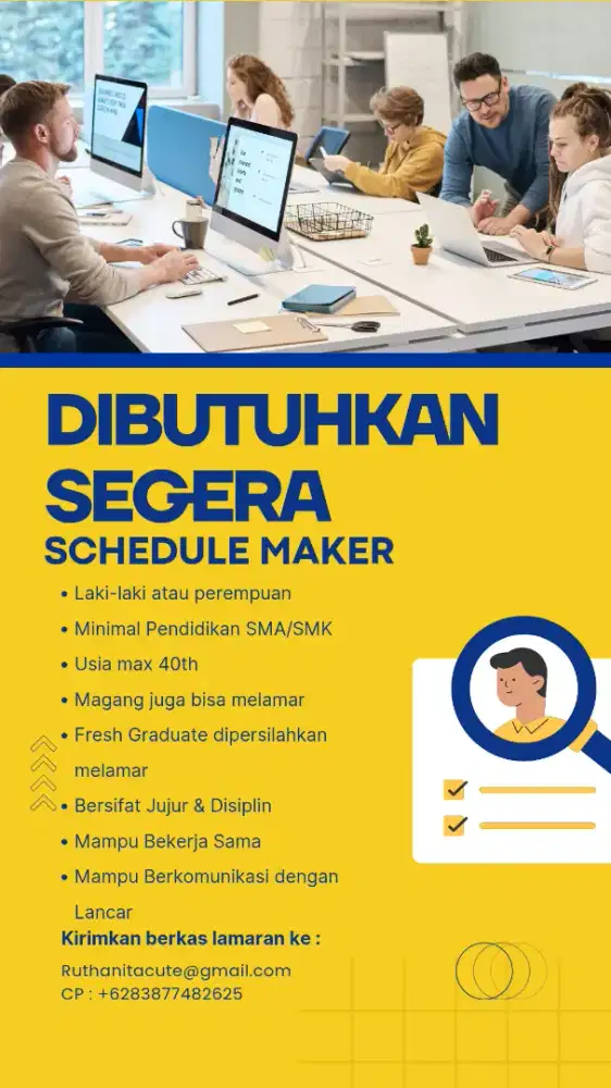 Staff kantor schedule maker