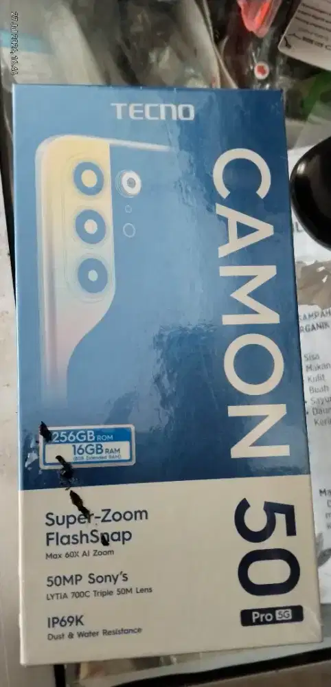 Tecno camon 50pro 8/256GB