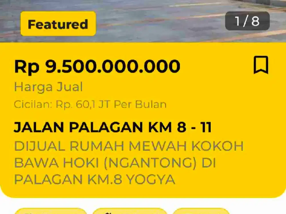 Rumah mewah pembawa hoki di kawasan elit Kota Yogyakarta.