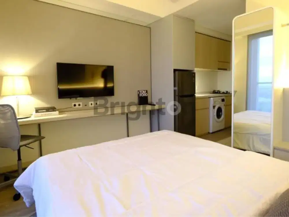 Sewa Apartemen Studio Sedayu City Full Furnished View Laut