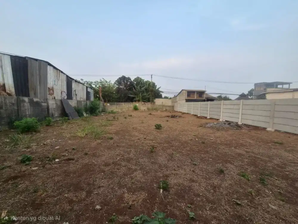 dijual tanah stretegis pinggir jalan utama gunung sindur rawa kalong shm