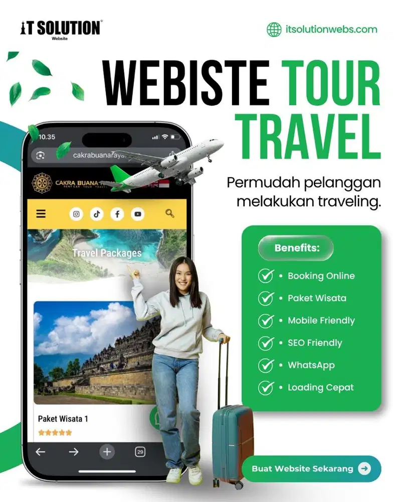 Pembuatan Website Tour Travel Profesional dan Bergaransi