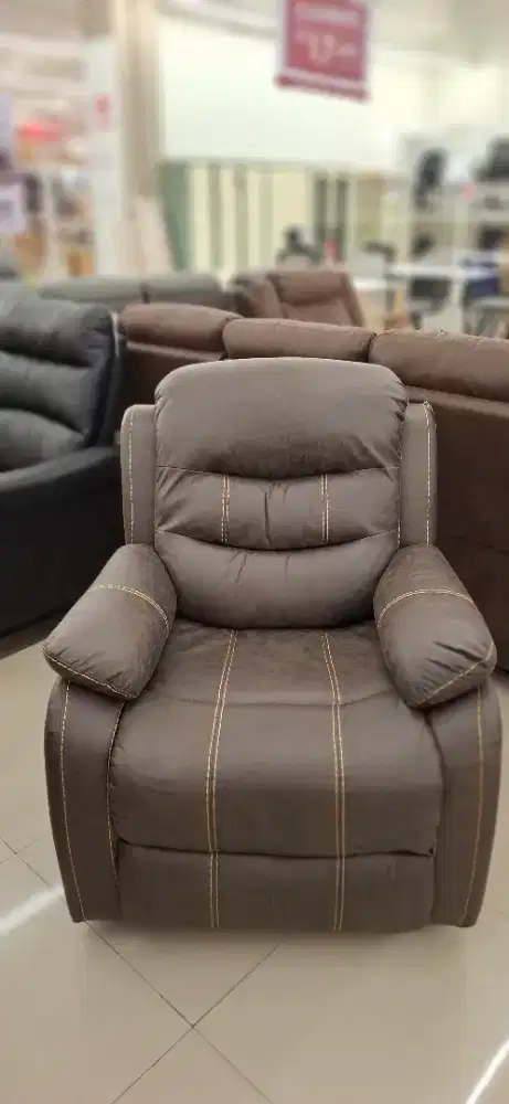 SOFA RECLINER EMPUK 2JTAN BISA CICIL 0%