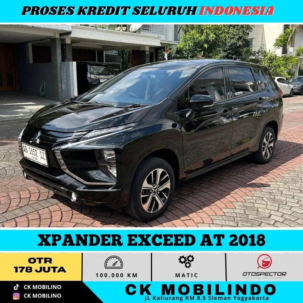 XPANDER EXCEED AT 2018 Plat AB Pajak hidup bs kredit