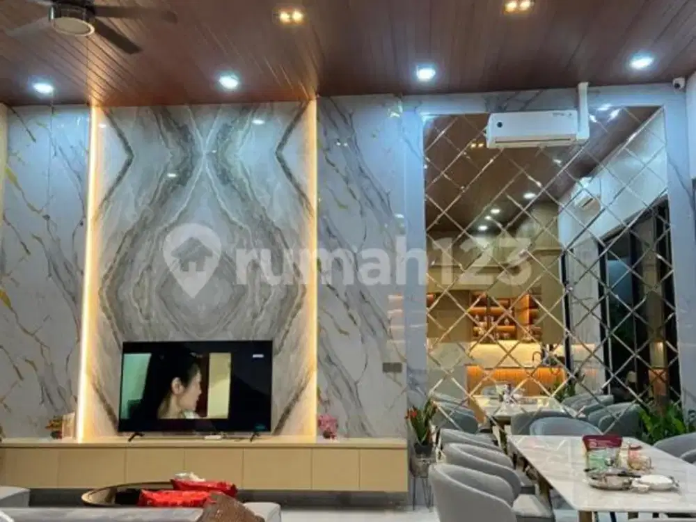 Rumah Permata Hijau Pik2 Uk 12x20 Interior Bagus