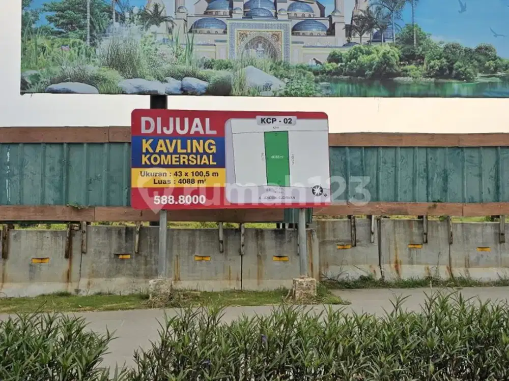 Kavling Komersil Boulevard Pik2, dekat MCD, NICE, CBD, dan Tokyo, Limited