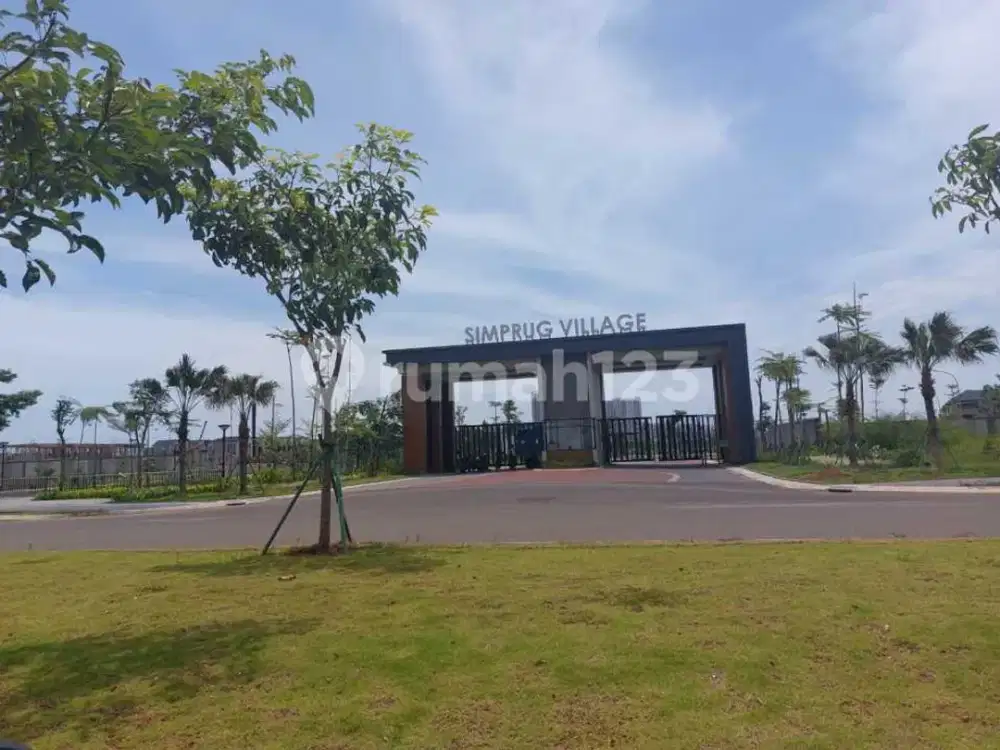 Kavling Simprug View Danau Pik2 Uk 25x45 Tidak Ada Wajib Bangun