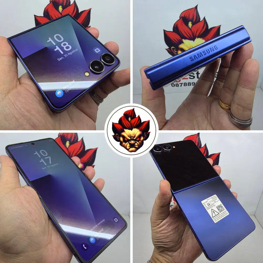 SUPER MULUS SIAP COD : Samsung Z FLIP 7 Blue 12/256 SEIN FULLSET