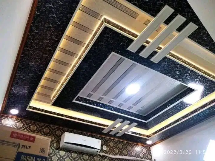Plafon Partisi Jasa Tukang Pasang Wall Moulding Sekat PVC GRC Gypsum