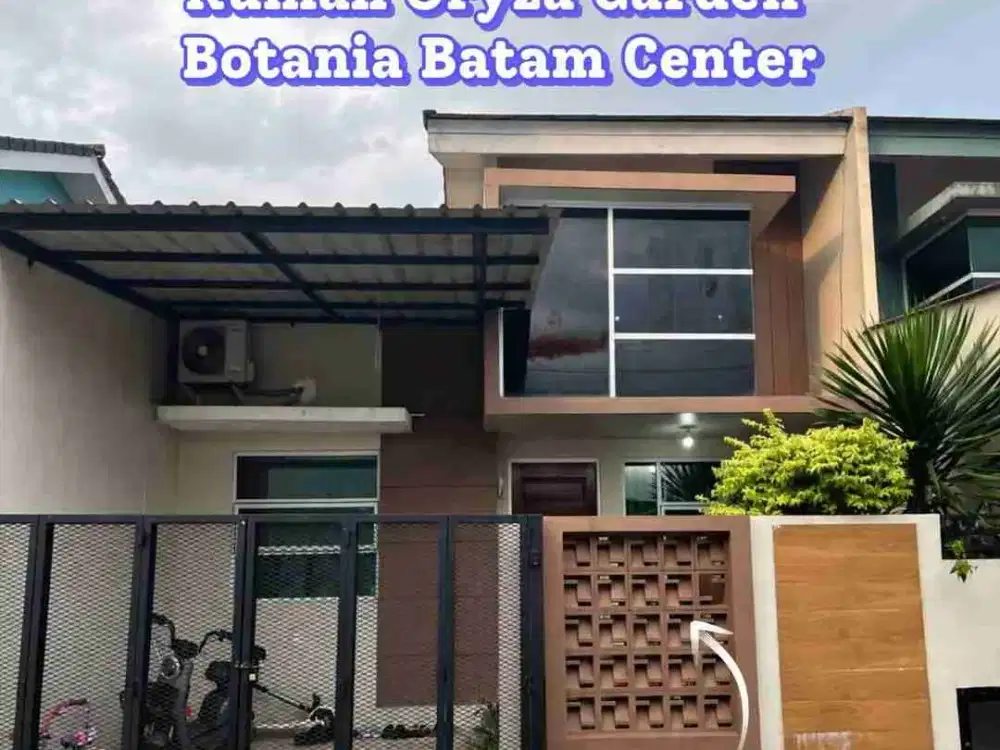 Dijual Rumah Full Renovasi Siap Huni Oryza Garden Botania Batam Center Dekat MB2