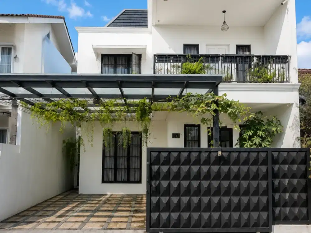 Rumah modern cantik harga murah lokasi strategis dekat akses KRL dan TOL di Bintaro Jaya sektor 2  18448 EF