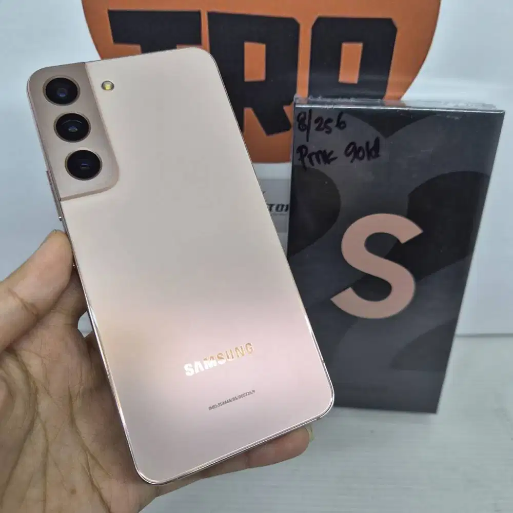 amsung S22 5G 8/256GB PINK GOLD FULLSET No Minus EX SEIN