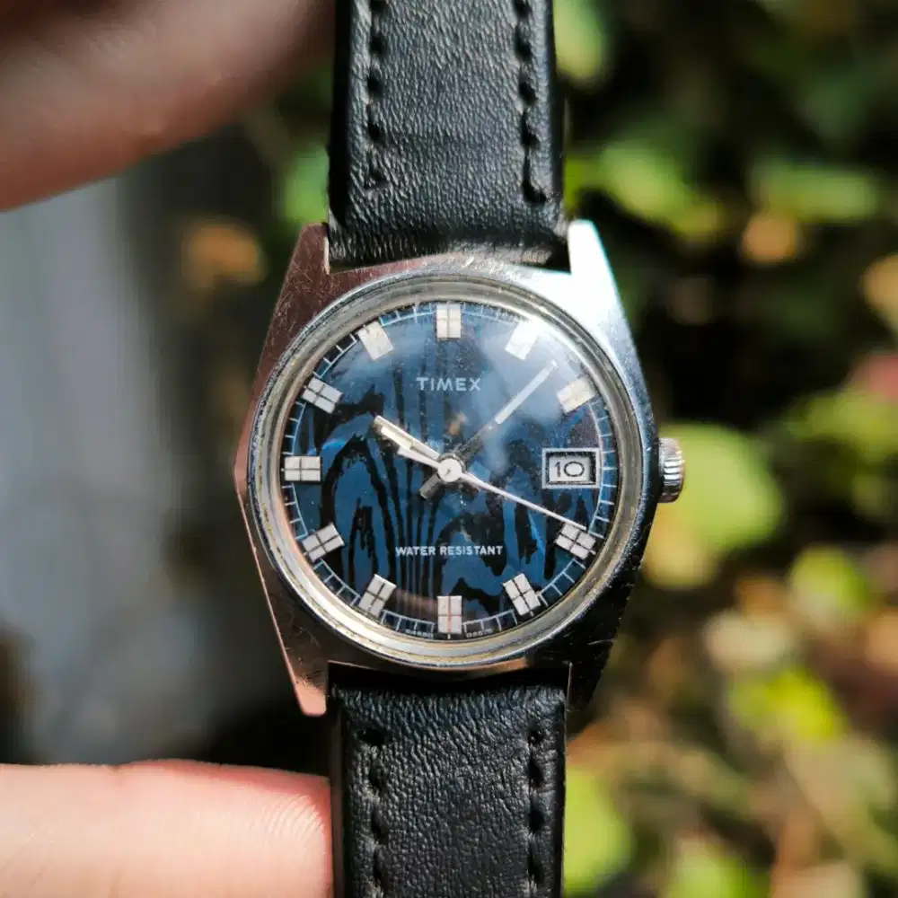 Timex Manual Blue Moire