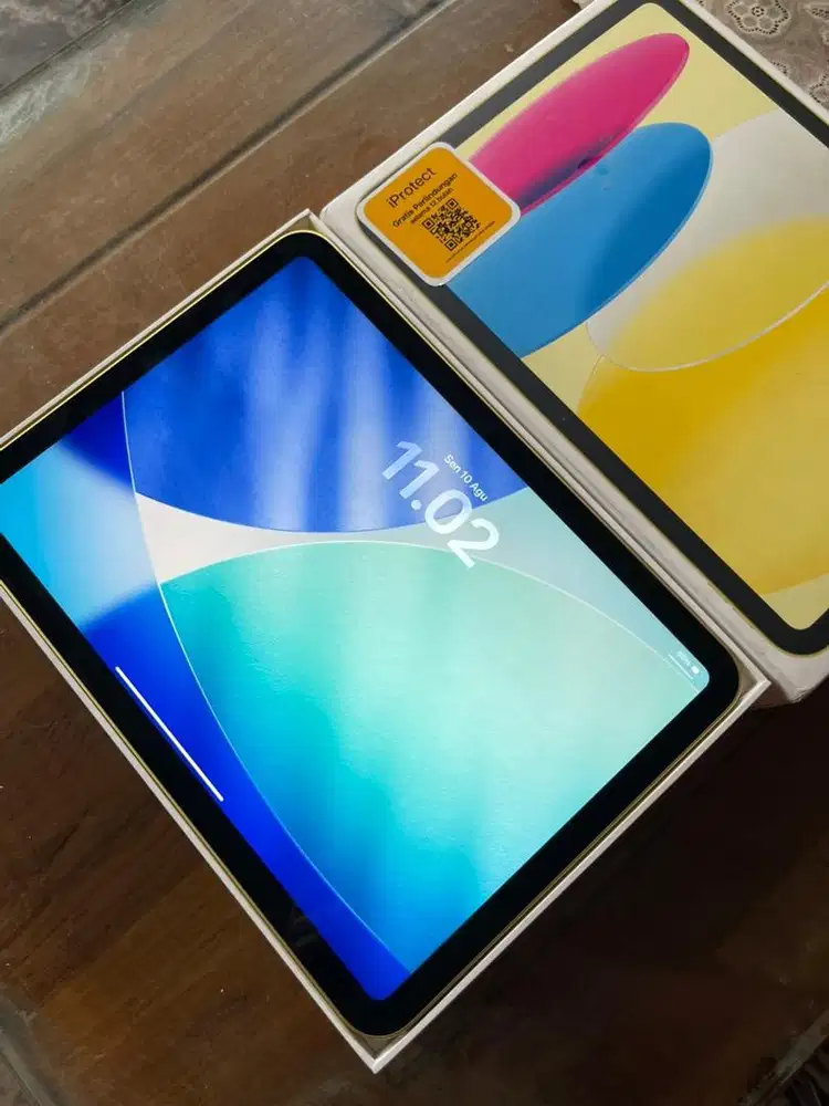 Ipad gen 11 128gb yellow wifi only garansi