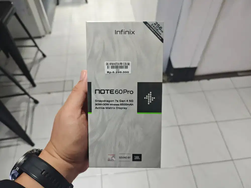 INFINIX NOTE 60 PRO 5G RAM 12+12/256GB ATLANTIS DAHSYAT
