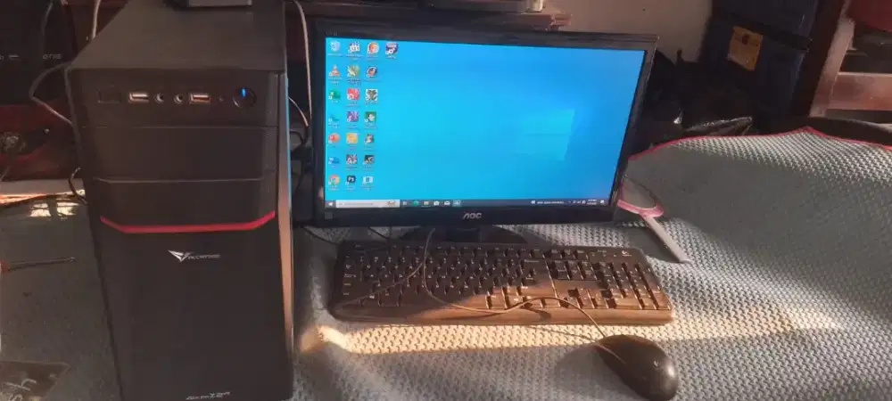 Jual PC Desktop i5 full set lancar office dan game