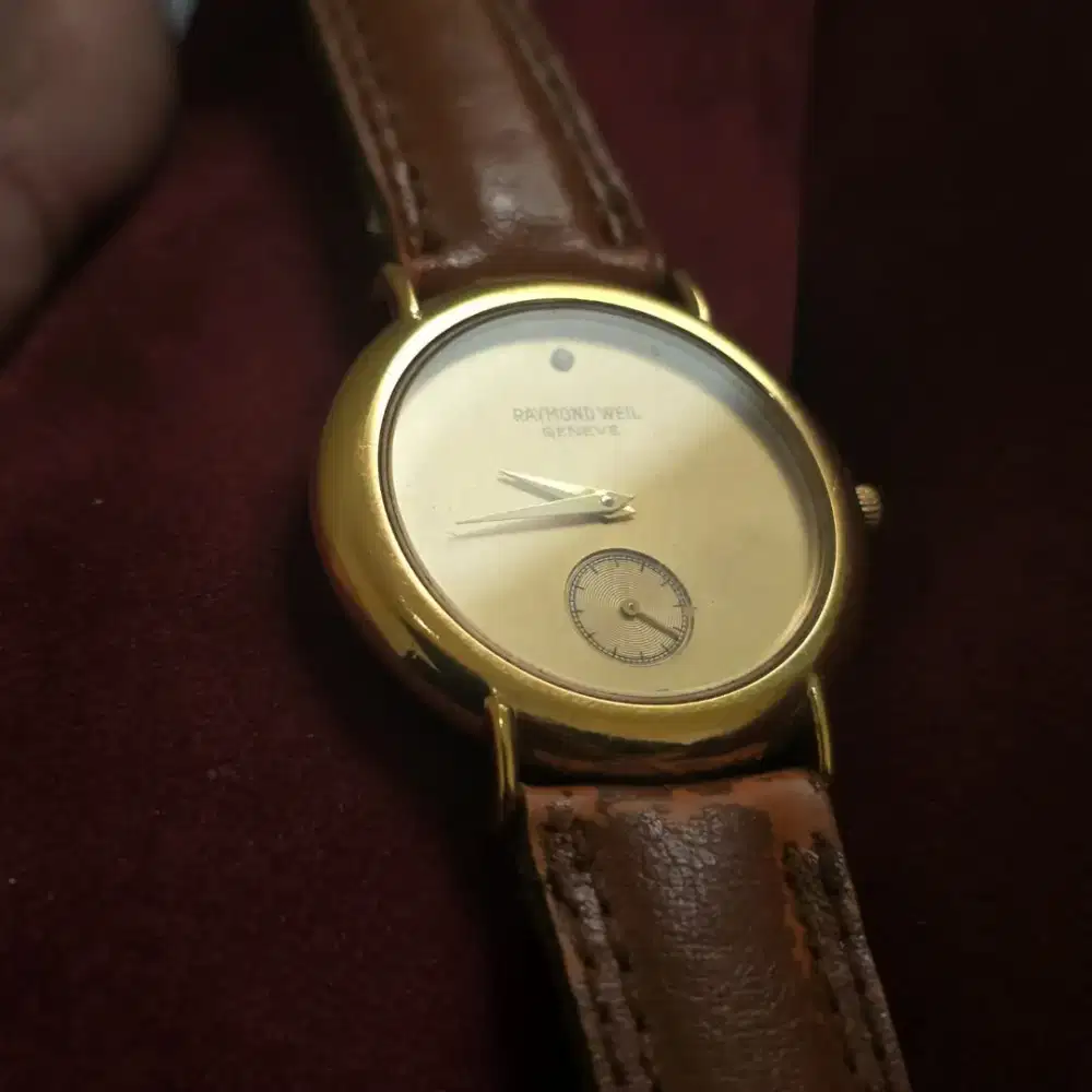 Arloji jam tangan RAYMOND WEIL Geneva gold 18k