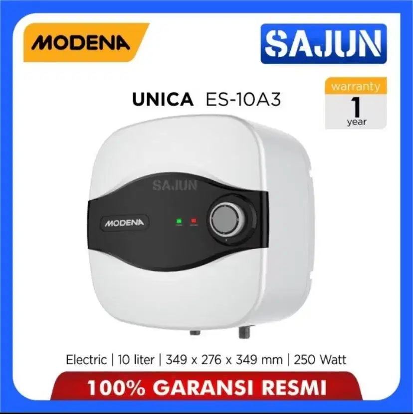 WATER HEATER BARU MEREK MODENA ES 10 A3 ADA 5PCS