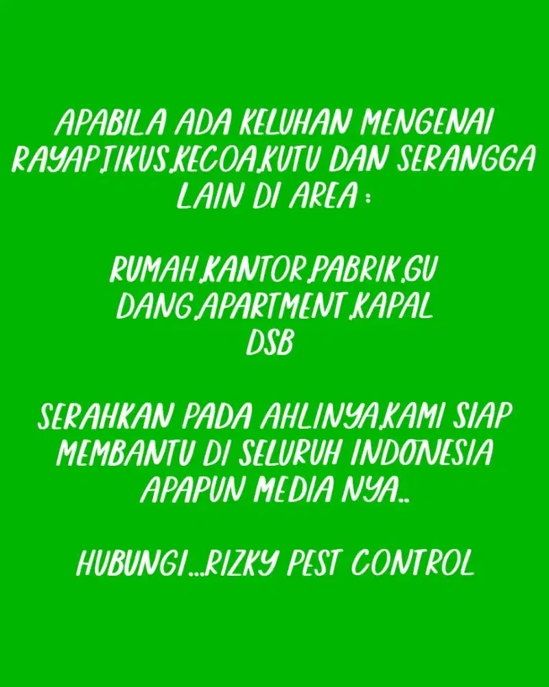 Kebersihan lingkungan