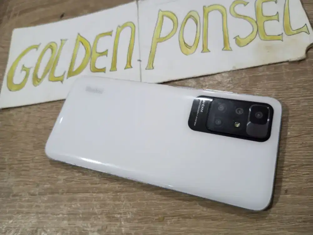 Redmi 10-White Marble.4G.Finger.Ram 4+1/64GB.ORI.GOLDEN PONSEL