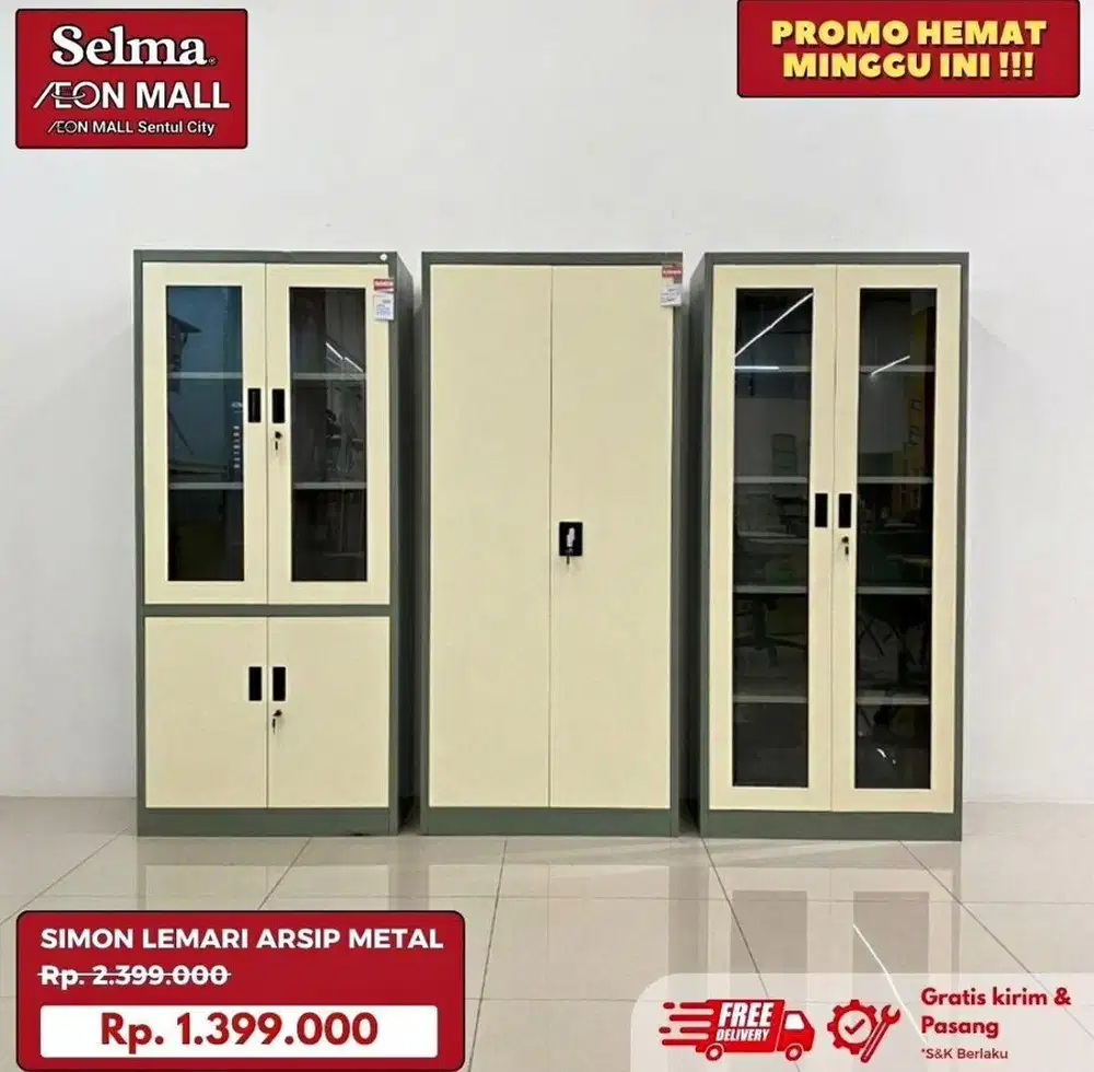 Lemari arsip besi