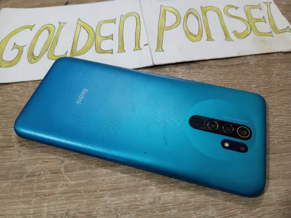 Redmi 9-Cosmic Green.4G.Finger.Ram 4/64GB.ORI.GOLDEN PONSEL