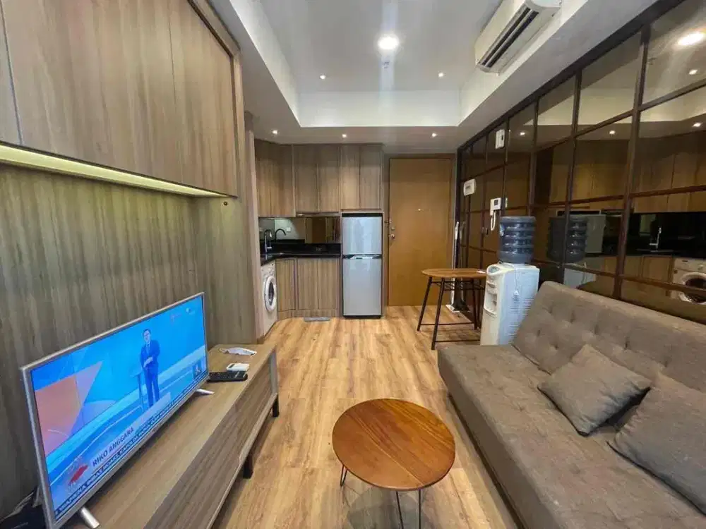 disewakan apartemen the mansion bougenville kemayoran 2 kamar full furnish