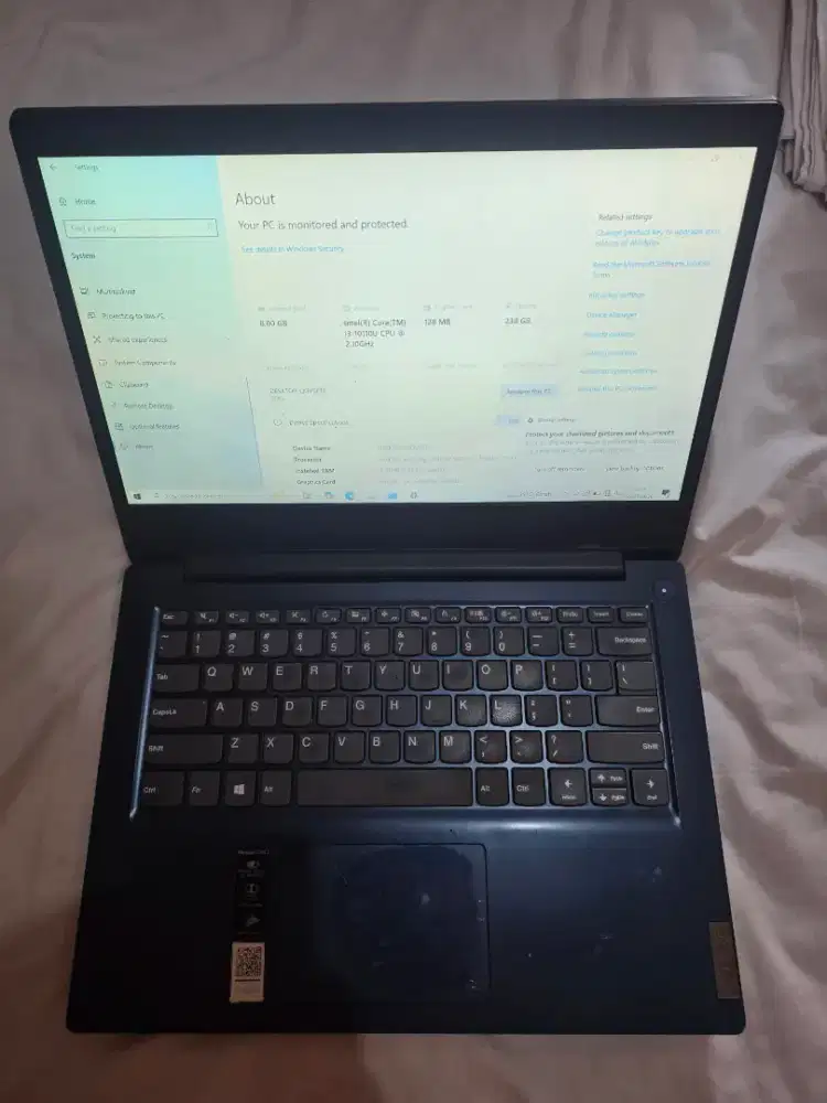Lenovo Slim 3 i3-10110u 8/256gb grs resmi slim3